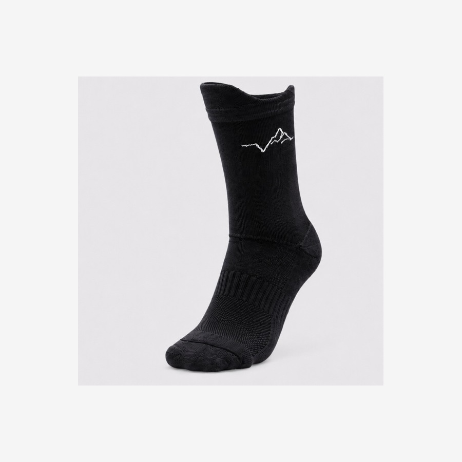 Media deportiva VANT Performance Socks en color negro detalle 1