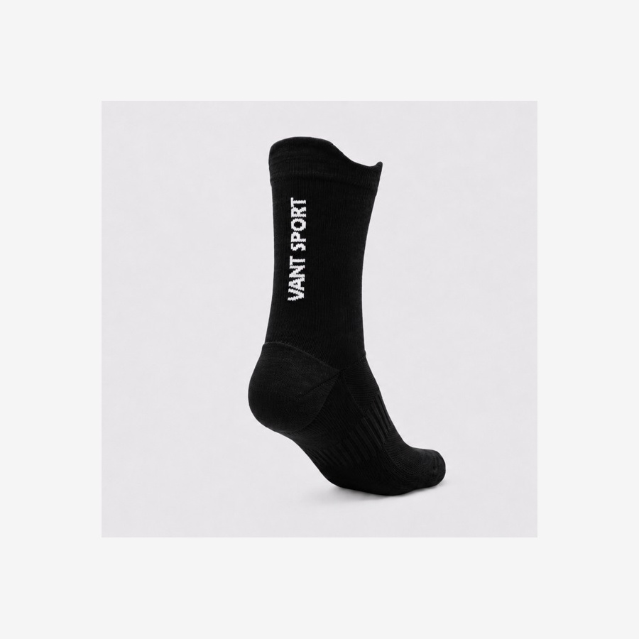 Media deportiva VANT Performance Socks en color negro detalle 2