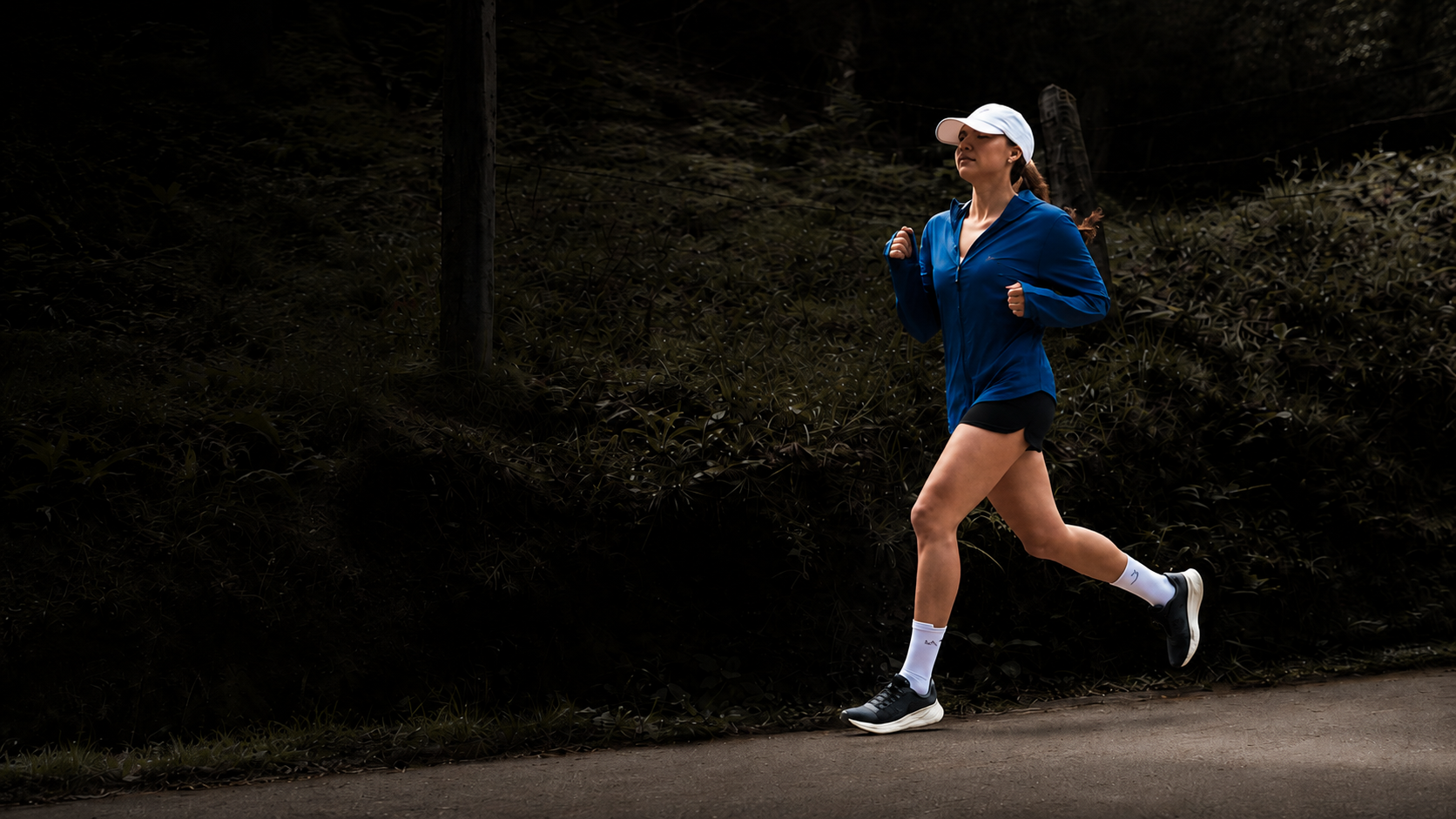 Atleta VANT corriendo